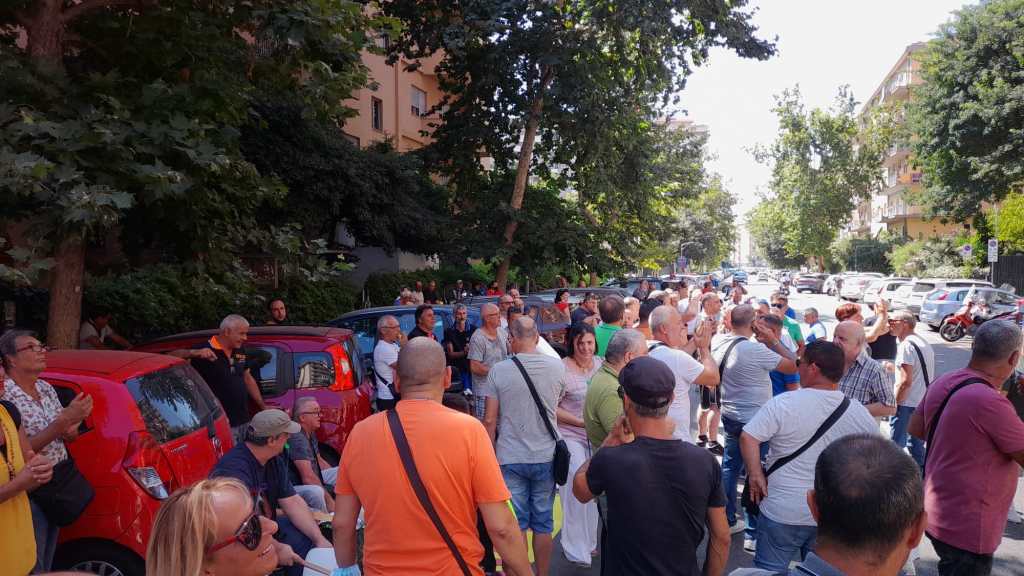 Protesta ex Pip via Trinacria, Palermo