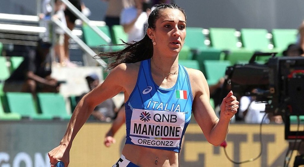 La siciliana Alice Mangione settima con la staffetta 4x400 mista ai Mondiali di Eugene in Orgeon negli Usa
