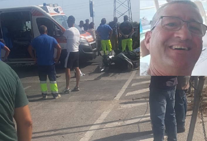 Roberto Crispino vittima di un incidente stradale a Siracusa