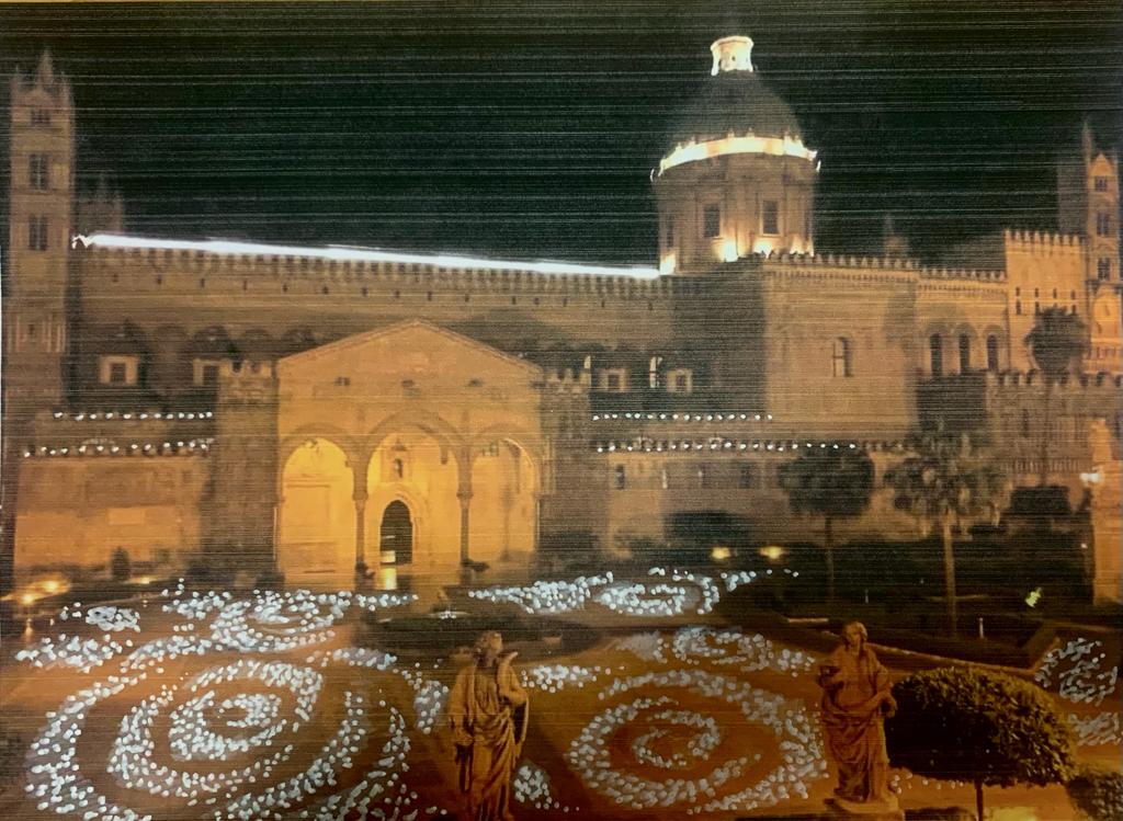 Le luci dell'artista Angelo Cruciani accenderanno la cattedrale di Palermo in occasione del Festino di Santa Rosalia