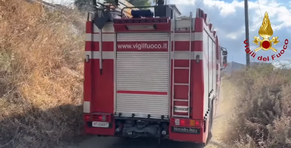 Incendi a vegetazione nel Palermitano