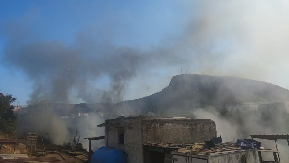 Serie di incendi a Bagheria