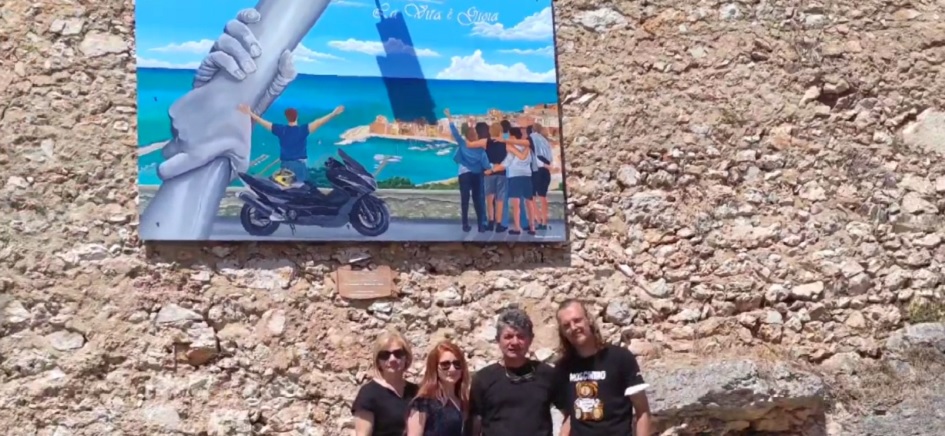 Il murale dedicato alla vittima della strada, Ciccio Caleca