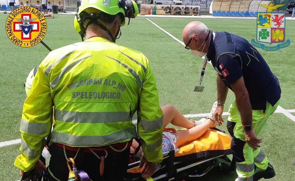 Soccorsa turista colta da malore