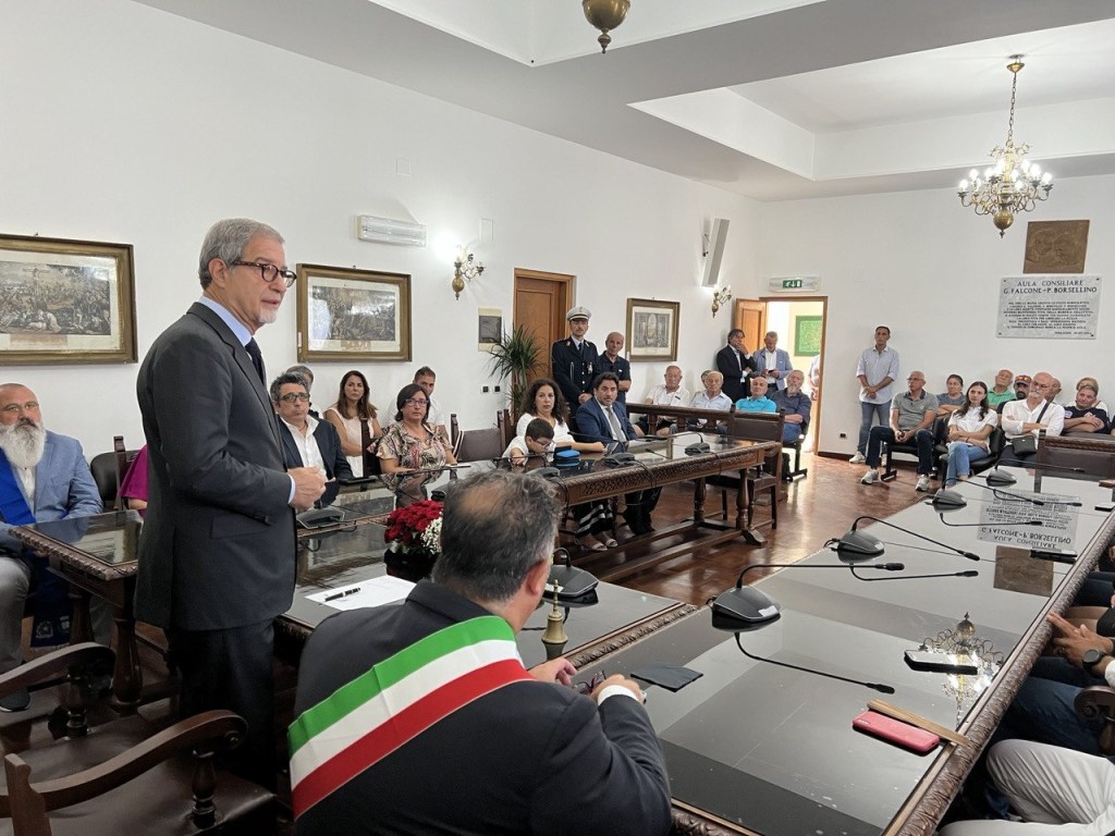 Visita ufficiale del governatore Musumeci a Terrasini