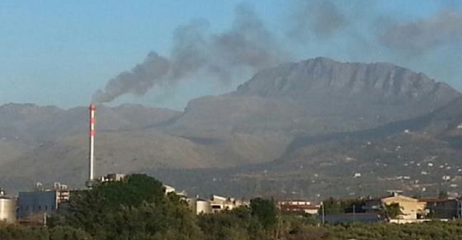 La distilleria Bertolino in viale dei Platani a Partinico