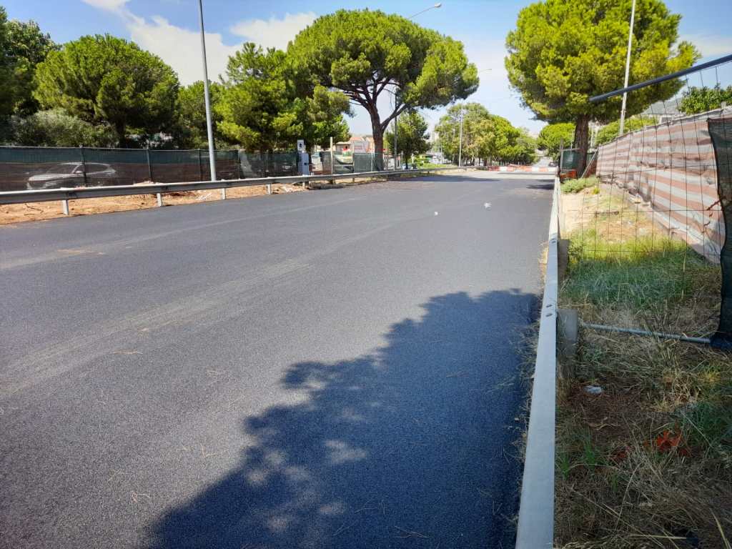 Tappo viale Regione, completata posa asfalto