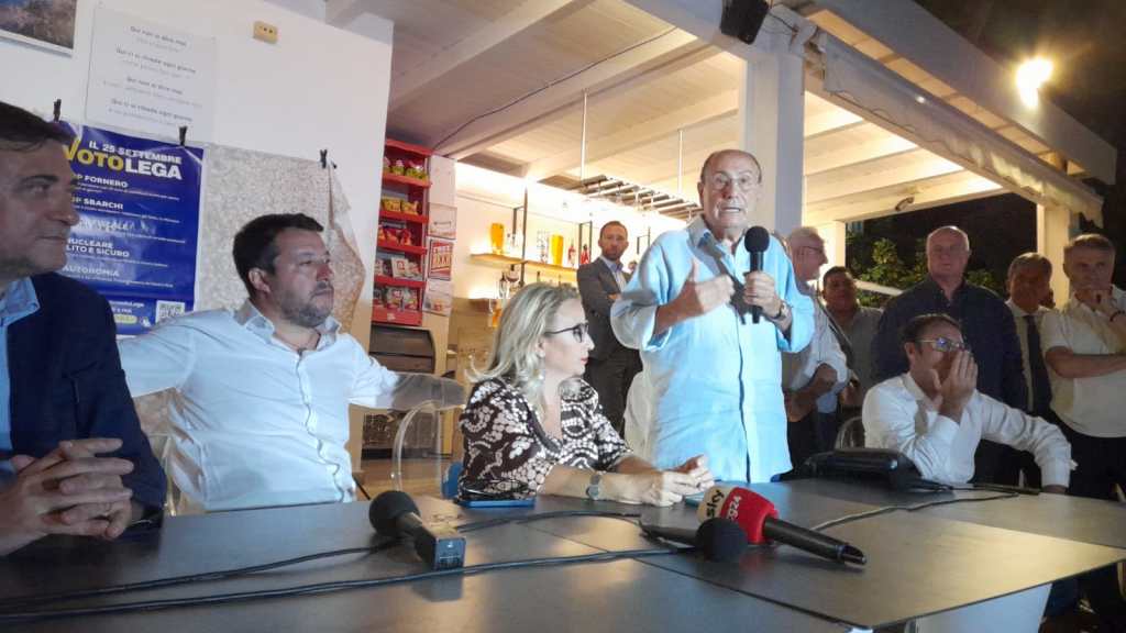 Schifani, Salvini, Caronia,