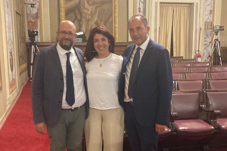 I deputati Ars Cafeo, Foti e Dipasquale