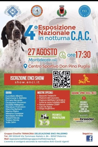 Mostra canina a Montelepre