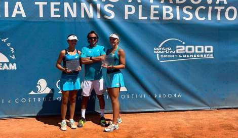 Pedone e Ferrara vincono il doppio femminile degli Itf Padova