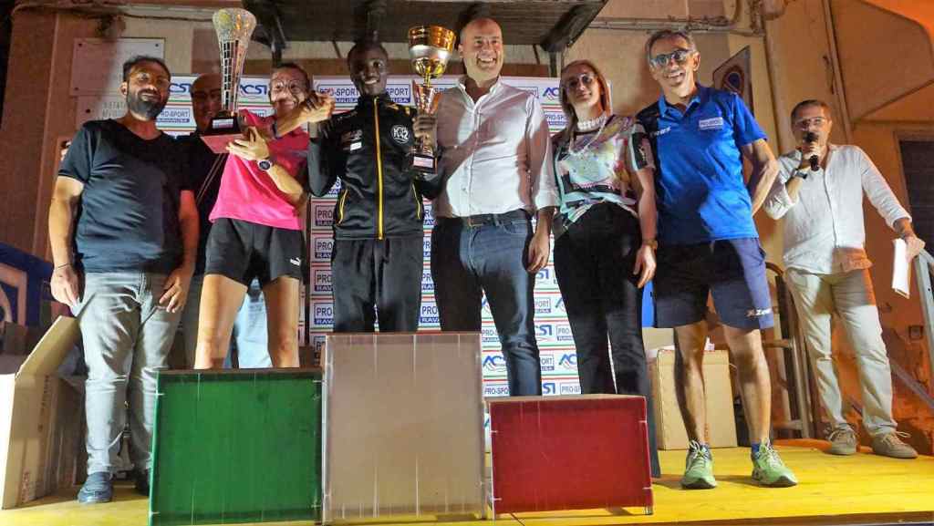 Trofeo Podistico Città di Ravanusa 2022, podio assoluto