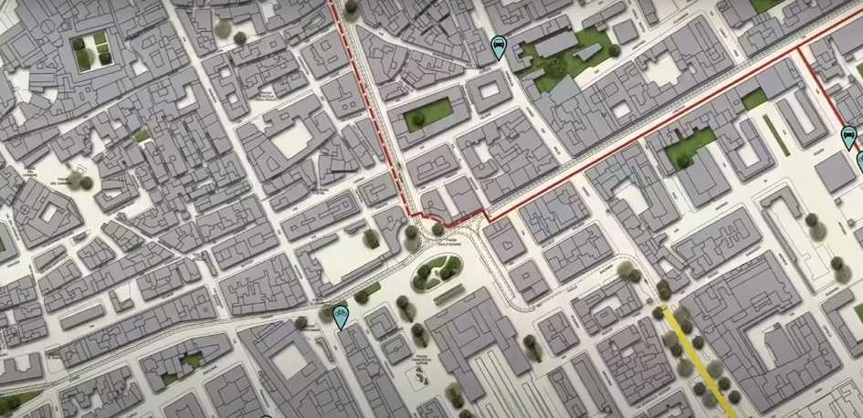 La tratta A del Tram di Palermo per la nuova progettazione