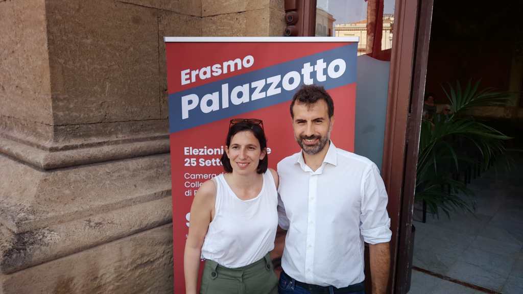Elly Schlein ed Erasmo Palazzotto, PD