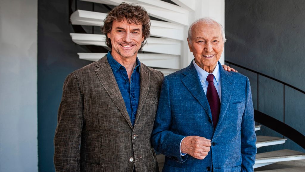 Alberto Angela e papà Piero.