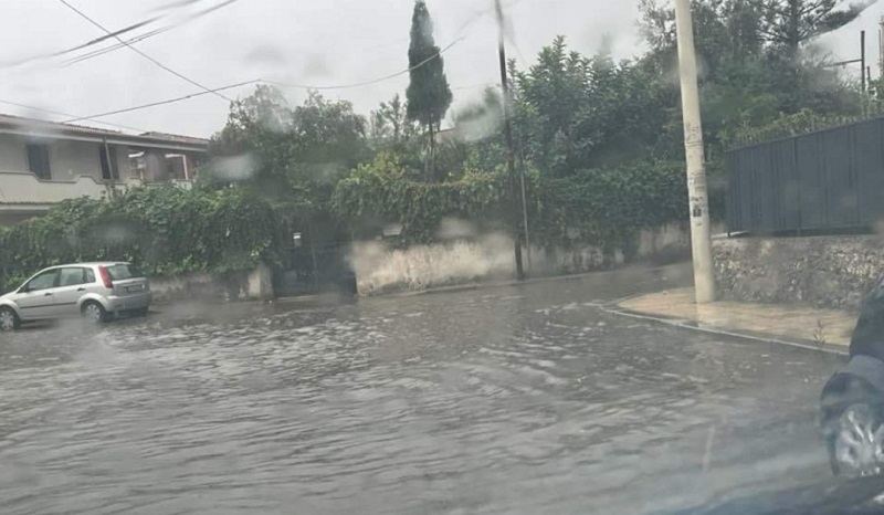 Allagamenti al Villaggio Miano, a Siracusa
