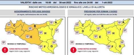 Allerta arancione Sicilia