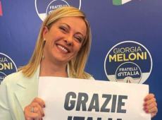 “L’Italia ci ha scelto e non tradiremo”, Meloni festeggia la vittoria