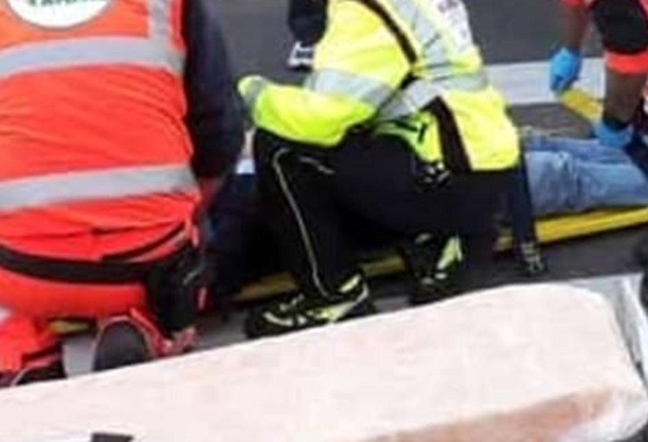 Pedone investito, è grave