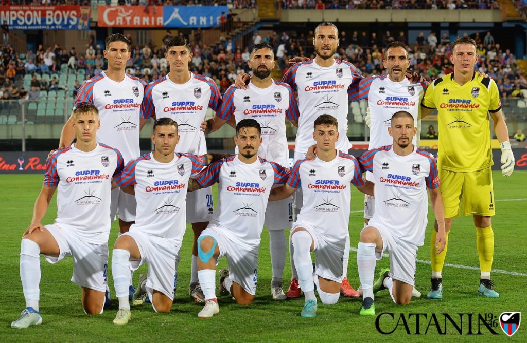 Formazione di partenza del Catania con il Locri, serie D 2022-2023