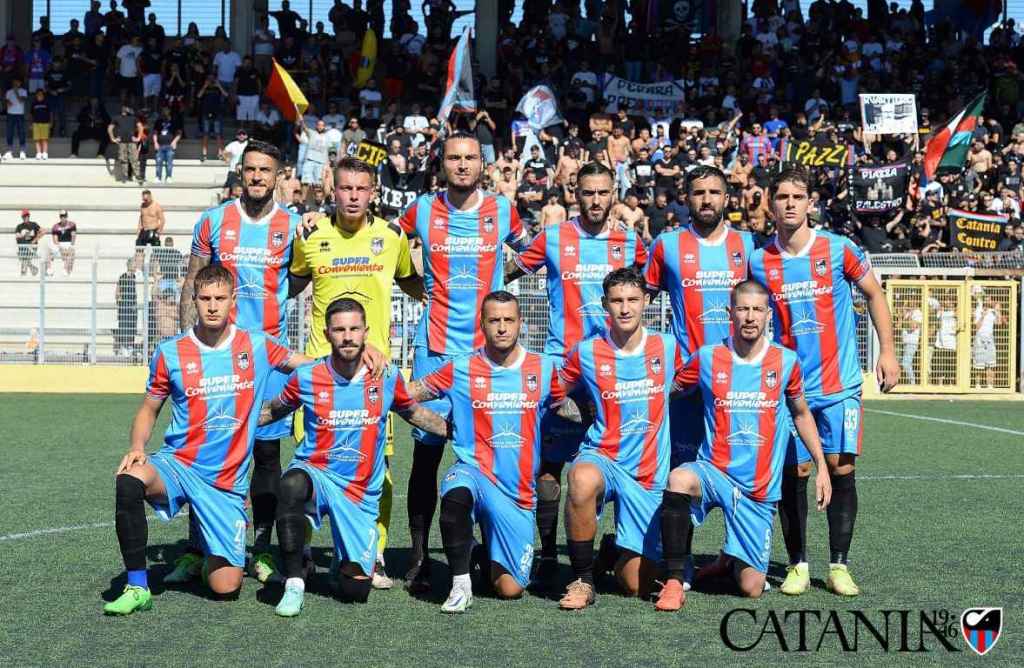 Formazione Catania nel match di Licata vinto 2-1, terza giornata girone I serie D 2022-2023
