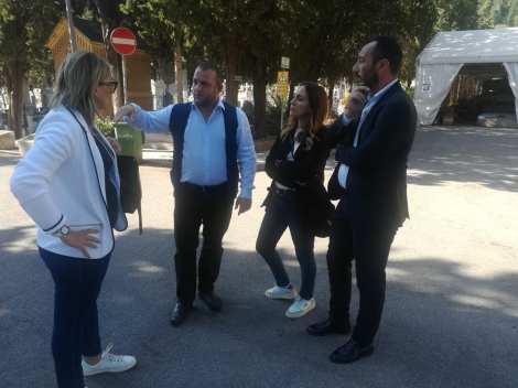 IV Commissione in visita ai Rotoli