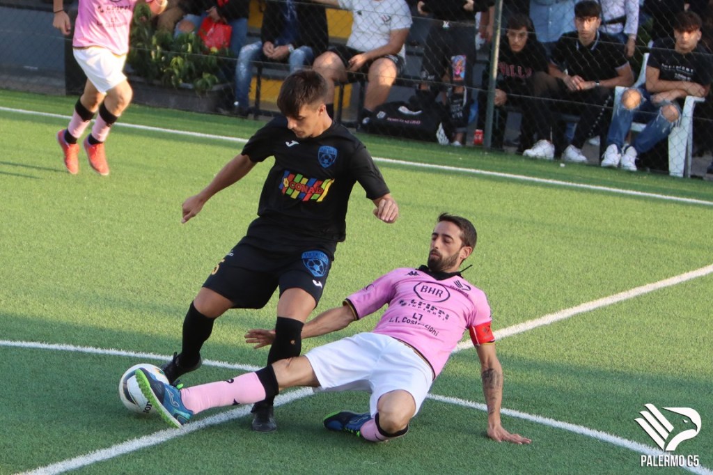 Palermo C5 in azione nel derby col Tiki Taka, C1 2022-2023