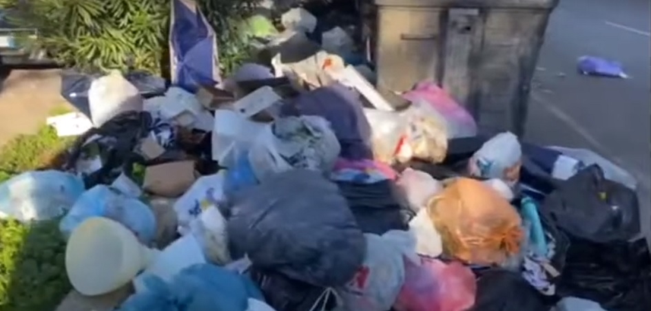 Palermo invasa dai rifiuti