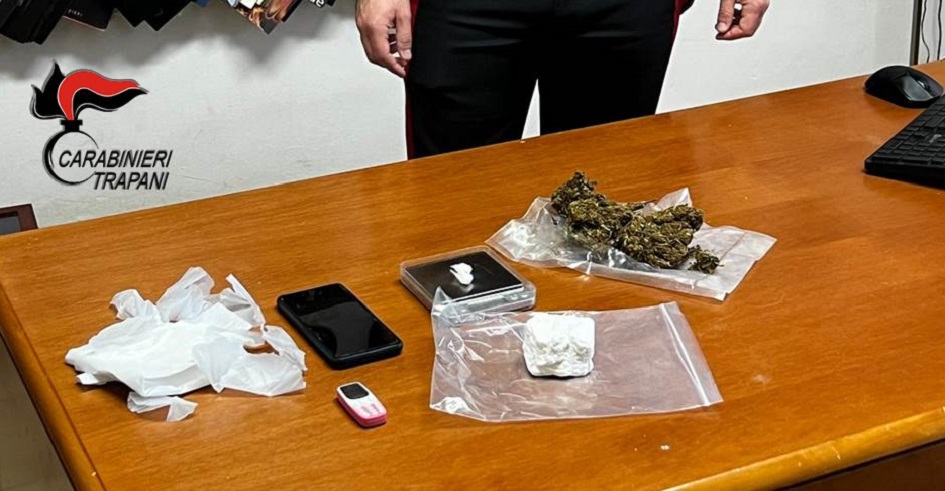 Arrestato per spaccio di droga 23enne a Pantelleria