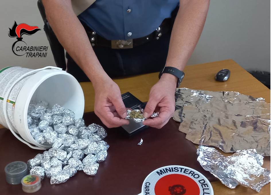 Scoperto a Petrosino spaccio di droga in casa