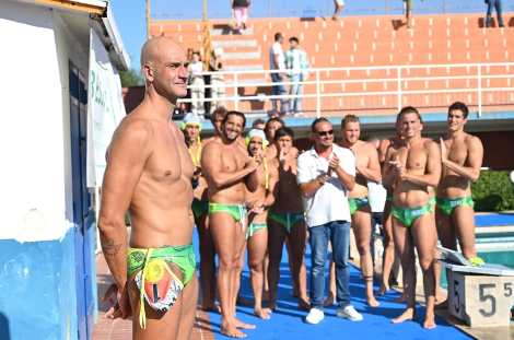 Stefano Tempesti con l'Ortigia