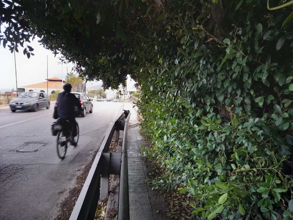 attraversamento pedonale ponte a Mare, Palermo