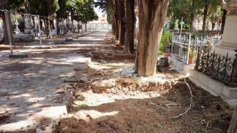 Cimitero Rotoli, installazione loculi straordinari