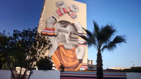 Sperone, nuovo murale