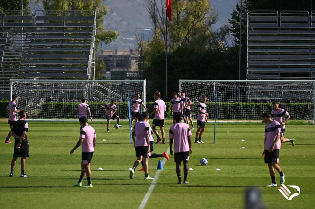 Allenamento Palermo al Tenente Onorato in vista del Modena