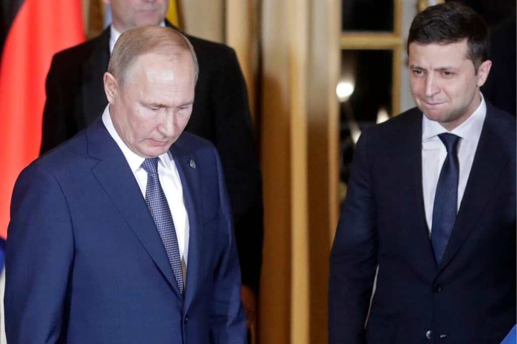 Putin e Zelensky.