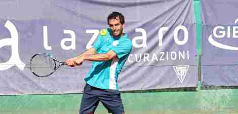 Albert Ramos Vinolas in campo col Ct Palermo nel match col New Tennis Torre del Greco, serie A1 2022-2023