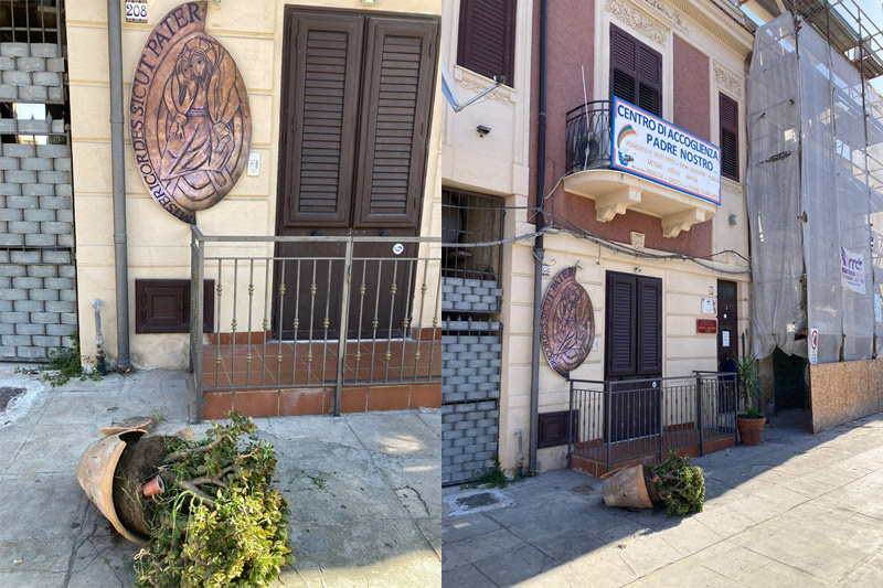 Nuovo Atto Vandalico Al Centro Padre Nostro A Brancaccio A Palermo 