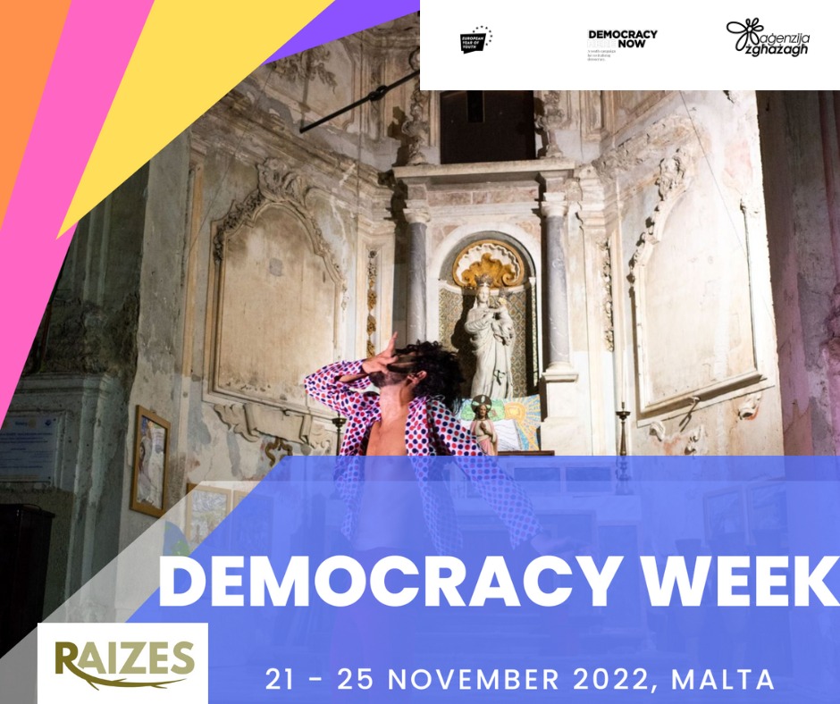 Raizes Teatro alla Democracy Week di Malta