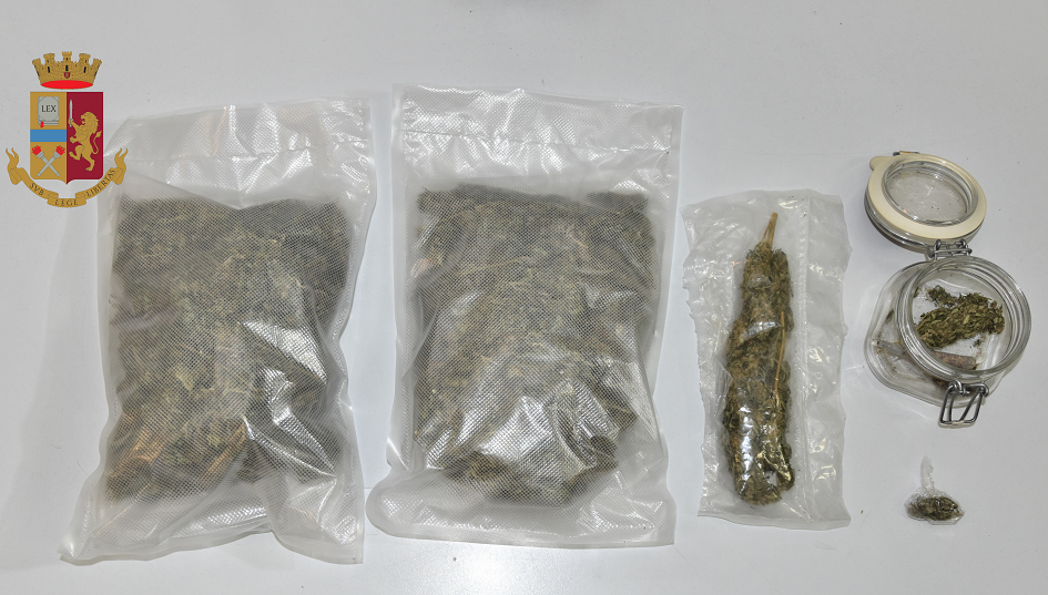 Droga trovata in due case disabitate