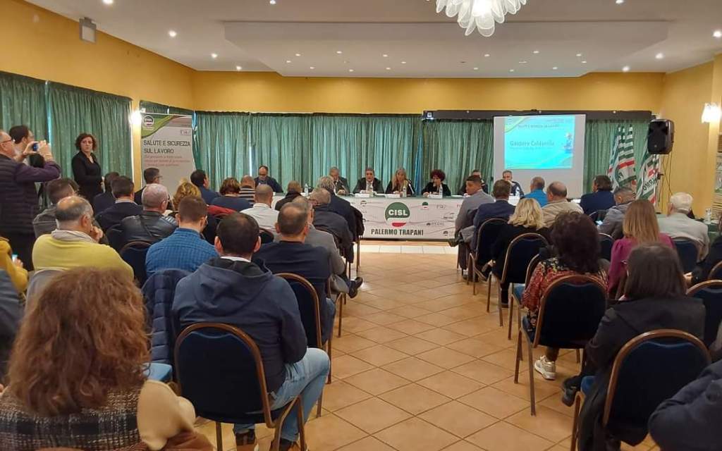 La Cisl ha affrontato il problema dell'aumento degli infortuni sul lavoro a Trapani e Palermo