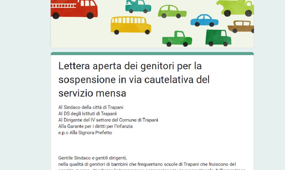 La rivolta dei genitori che chiedono la sospensione del servizio mensa