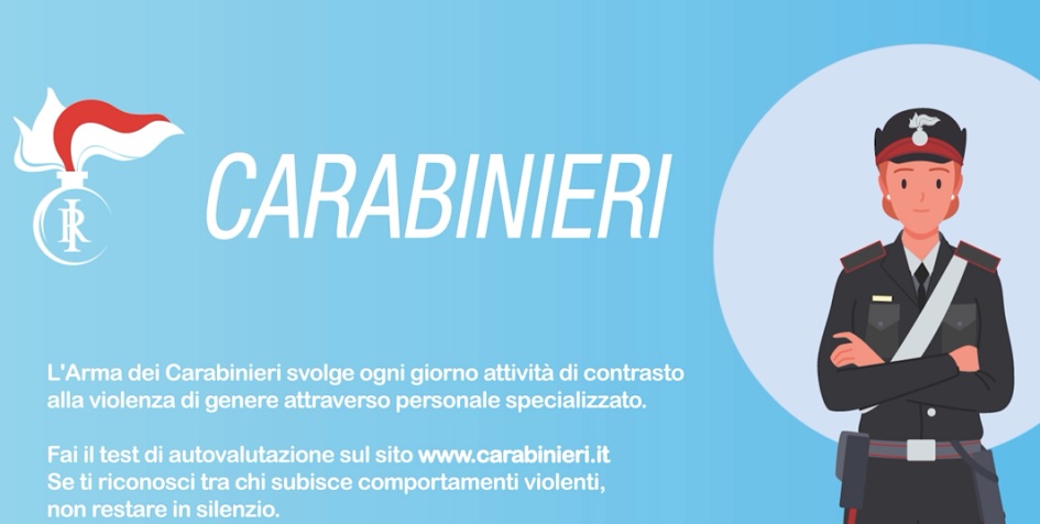 Capillare campagna d'informazione dei carabinieri sul tema della violenza contro le donne