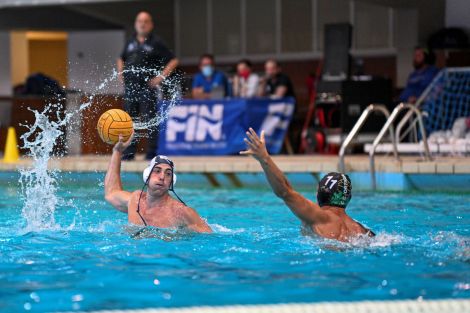 Lo Dico del Telimar in azione in uno dei derby con l'Ortigia nella stagione 2021-2022