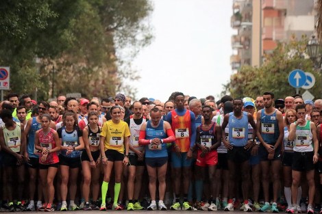 Anna Incerti alla partenza del Trofeo Equilibra a Bagheria