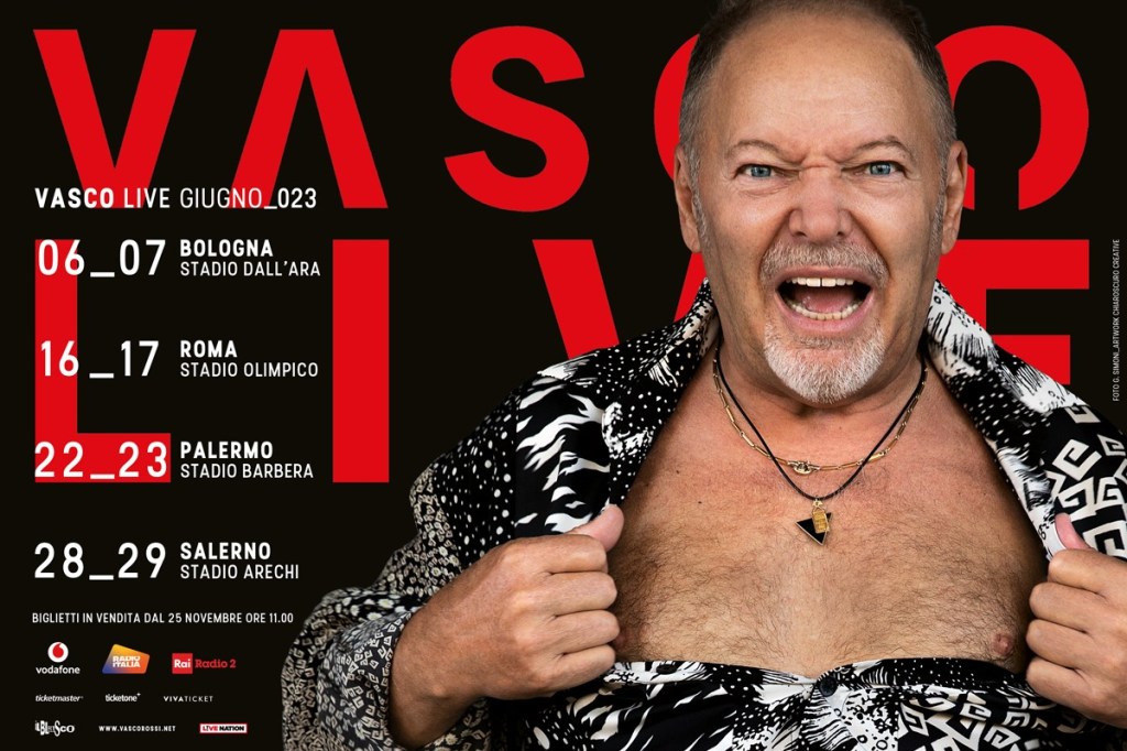 Vasco Rossi a Palermo, venduti 70mila biglietti