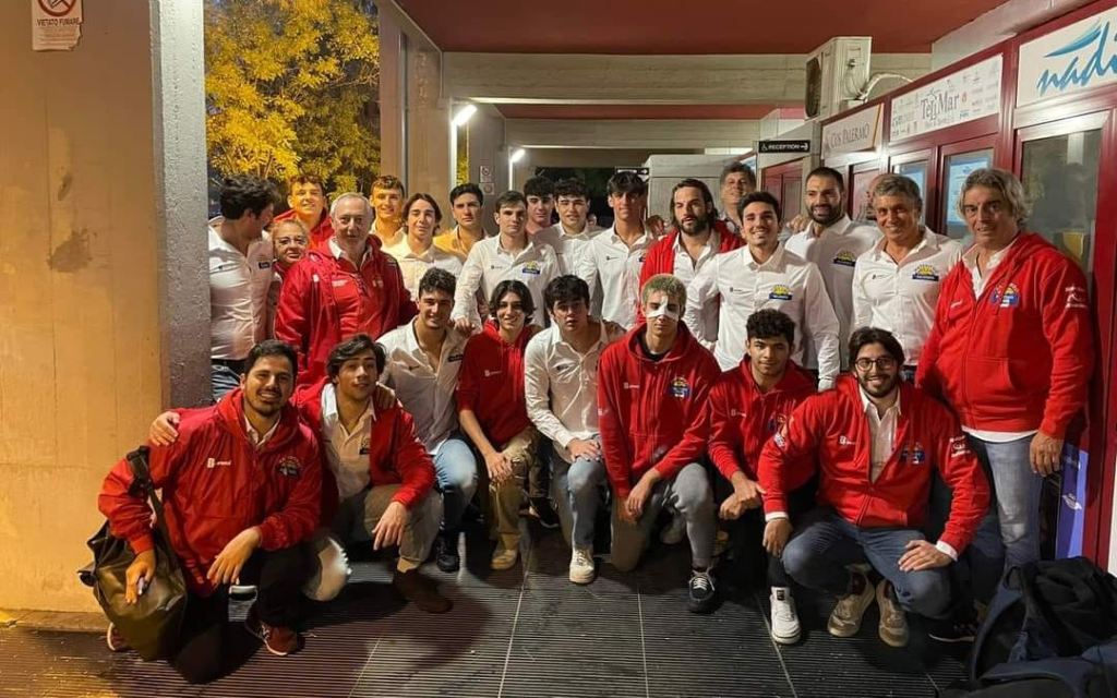 La squadra della Waterpolo Palermo all'esordio assoluto in serie A2, stagione 2022-2023