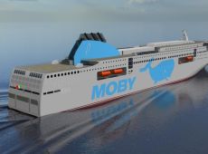 Varata Moby Legacy, standard da crociera per la tratta Livorno-Olbia
