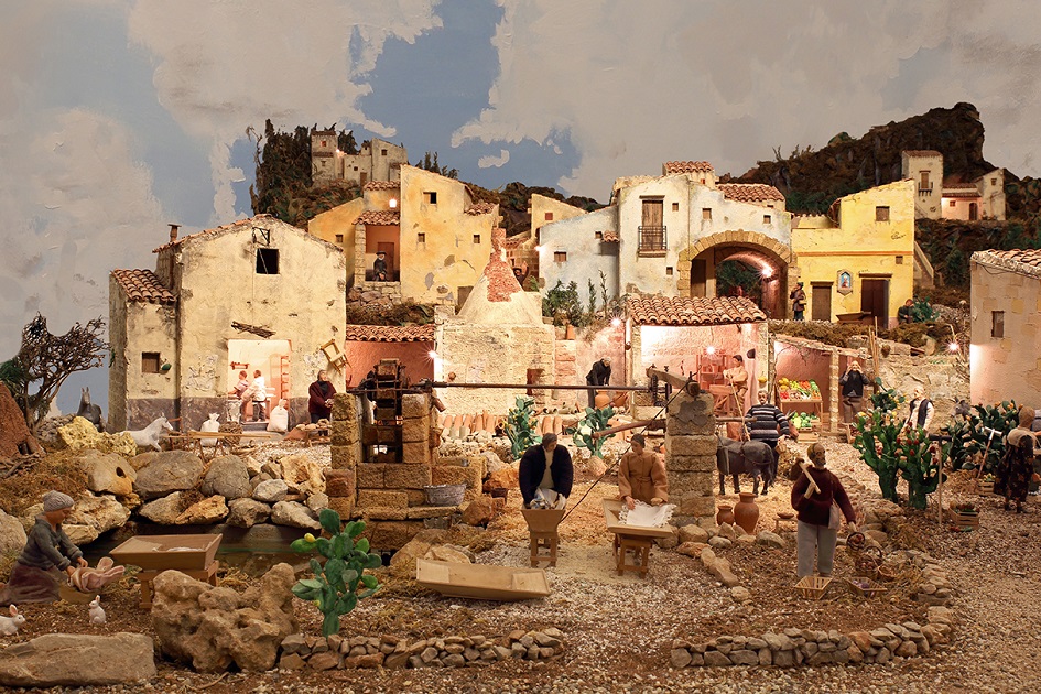 Si inaugura il presepe semovente a Cinisi di Giacomo Randazzo