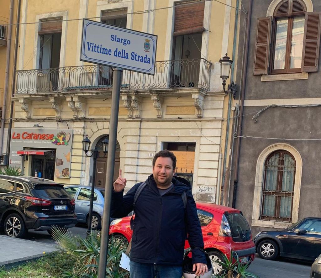 A Catania uno slargo dedicato alle vittime della strada